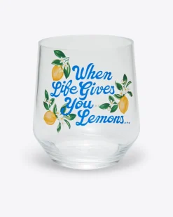 Acrylic Stemless Wine Glass Set