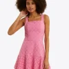 Ashland Sleeveless Mini Dress in Eyelet