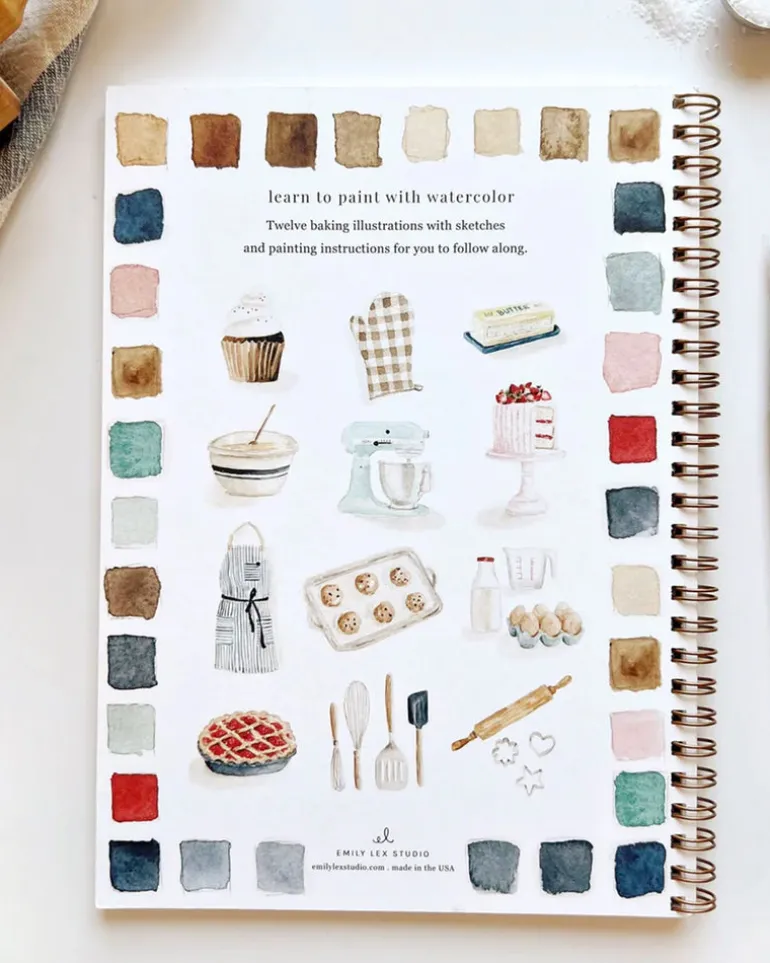 Baking Watercolor Workbook