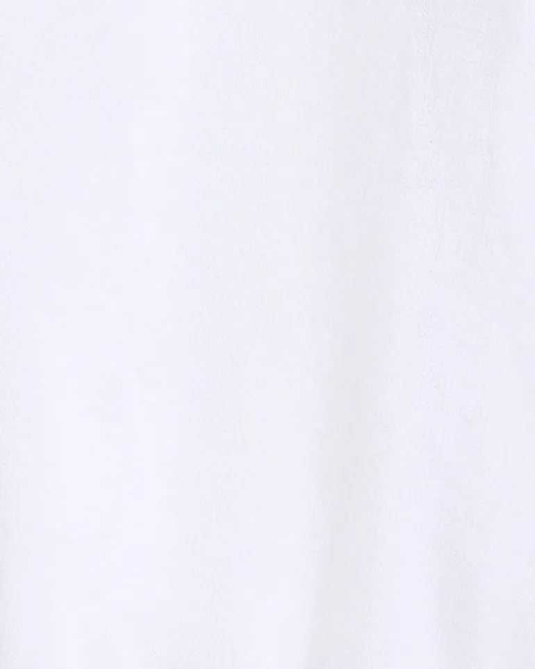 Button Front Cardigan in White