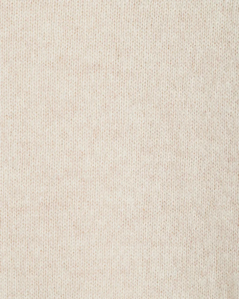 Button Shoulder Cashmere Sweater