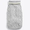 Cable Knit Dog Sweater