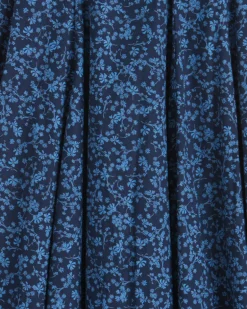 Caitlyn Square Neck Midi Dress in Ribbon Floral
