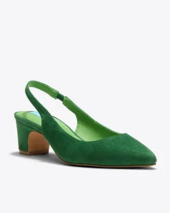 Calla Slingback in Green