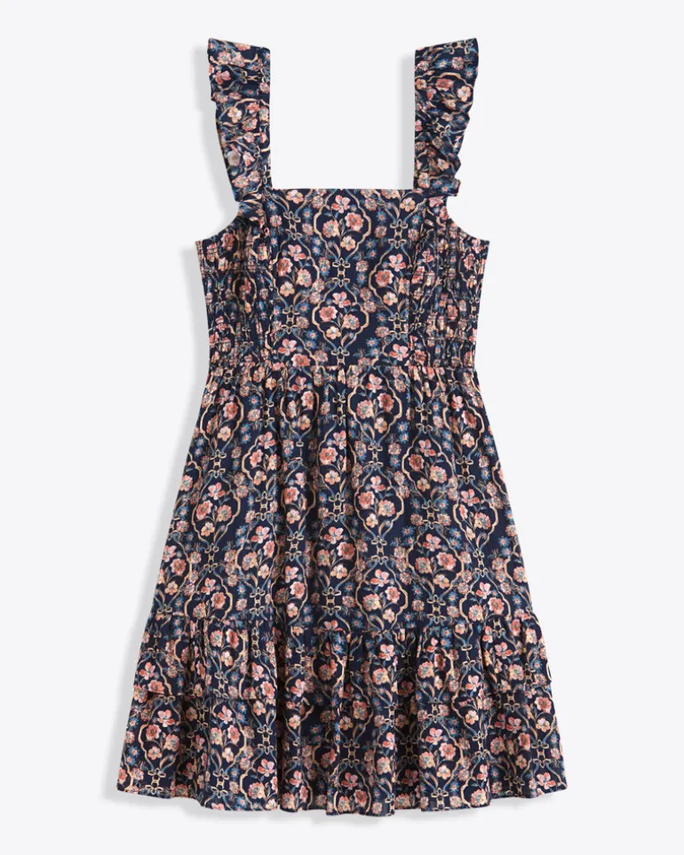 Carrie Mini Dress in Twilight Vines