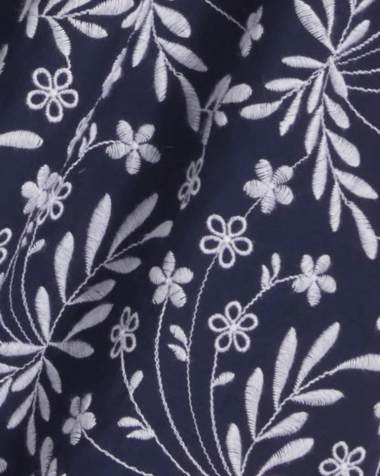 Ciara Babydoll Dress in Embroidered Floral