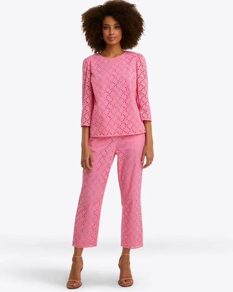 Claire Top in Eyelet