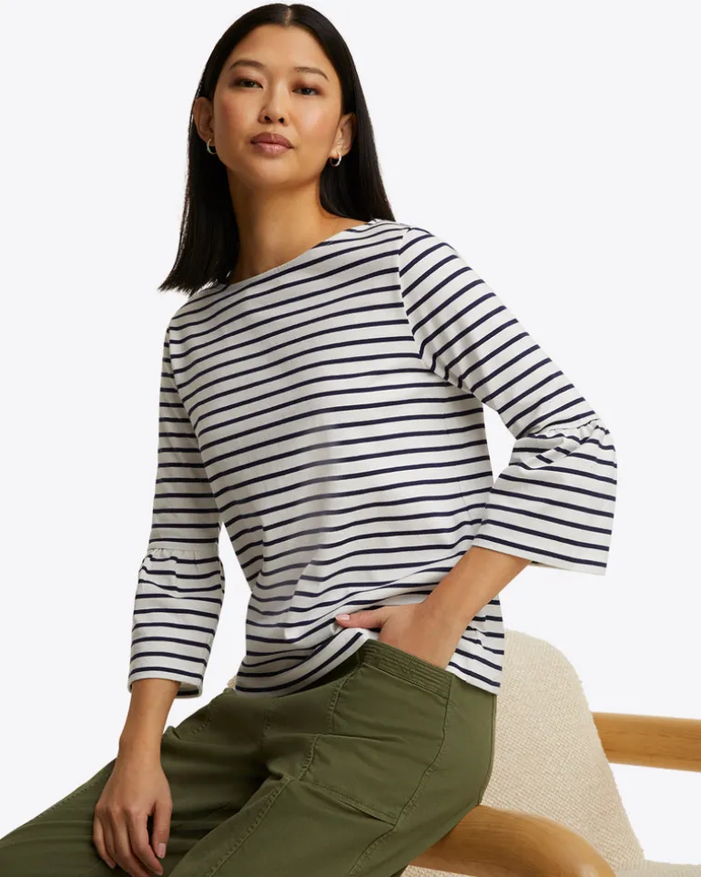 Corey Bell Sleeve Top in Cotton