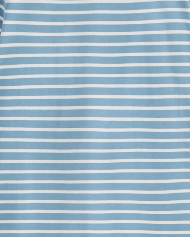 Corey Bell Sleeve Top in Blue Mariner Stripe