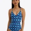Crossover One Piece Swimsuit