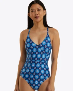 Crossover One Piece Swimsuit
