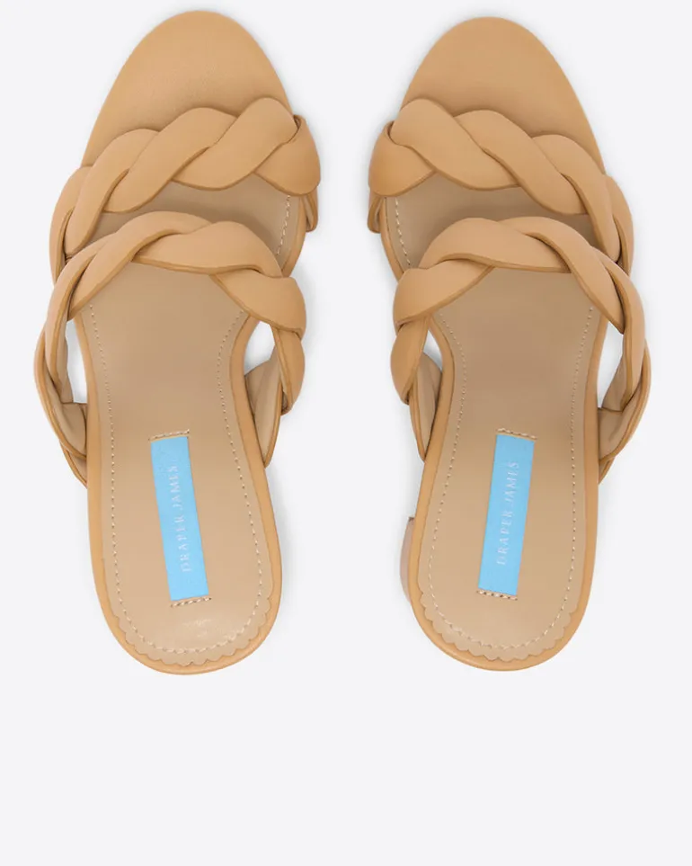 Dolly Heel Sandal in Natural