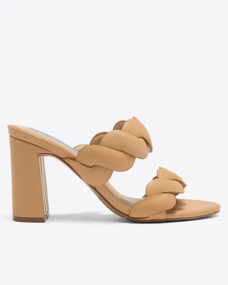 Dolly Heel Sandal in Natural