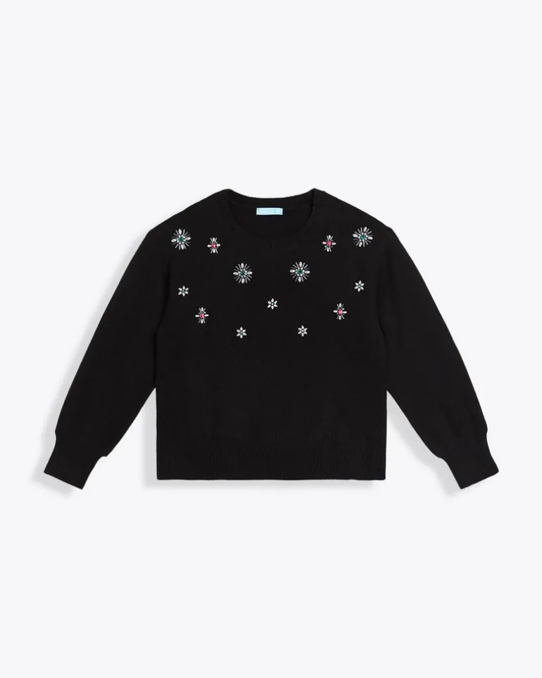 Embellished Crewneck Sweater
