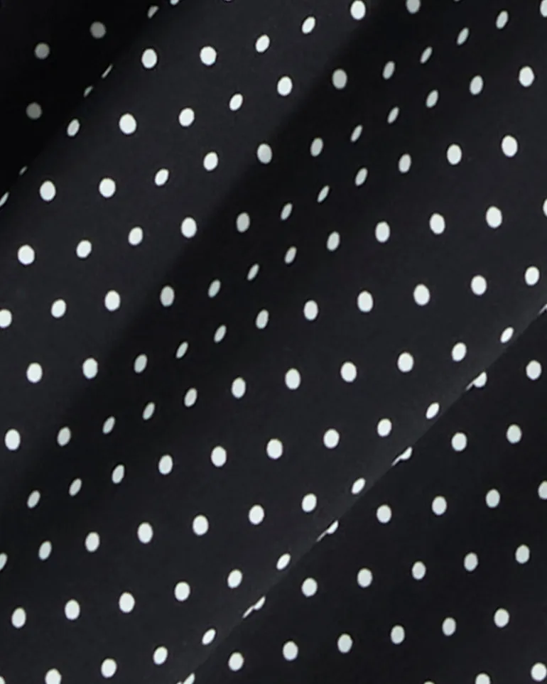 Evelyn Buttondown Top in Polka Dot
