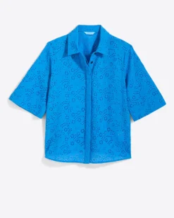 Evelyn Top in Eyelet