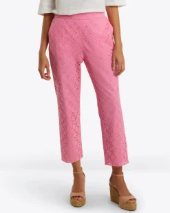 Eyelet Pants