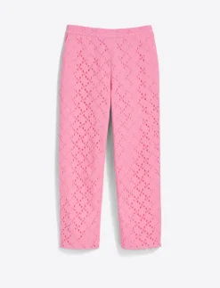 Eyelet Pants