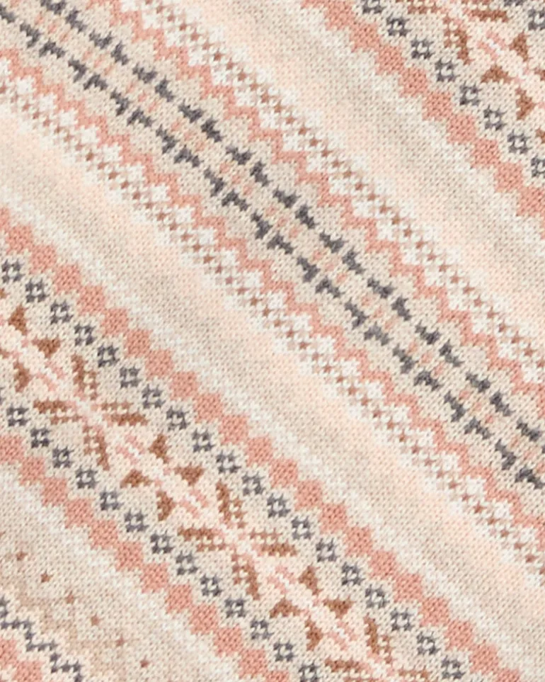Fairisle Flutter Sleeve Sweater
