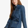 Field Jacket in Dark Wash Denim