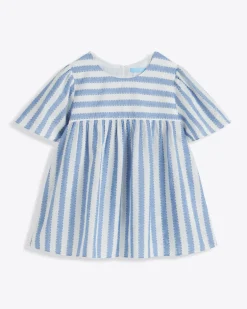 Flutter Sleeve Top in Wave Stripe