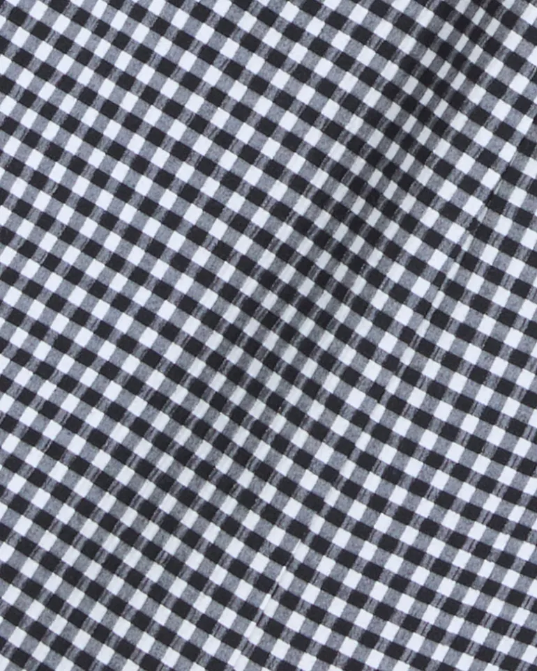 Gingham Blazer in Textured Gingham