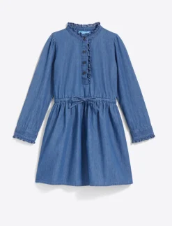 Girls Shirtdress in Chambray