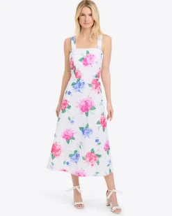 Josephine Love Circle Dress in Printed Hydrangea