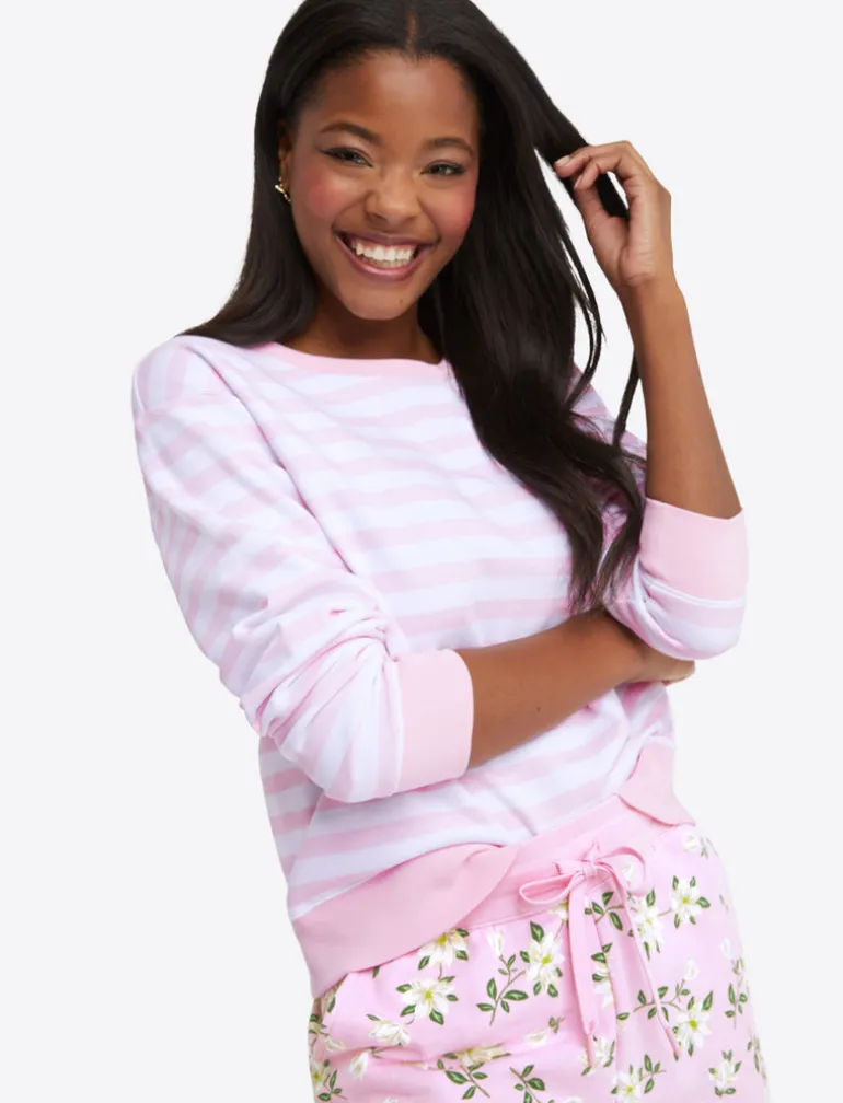Kelsea Sweatshirt in Awning Stripe