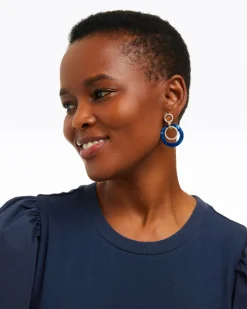 Lapis Acetate Hoops