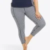 Leggings in Navy Gingham