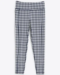 Leggings in Navy Gingham