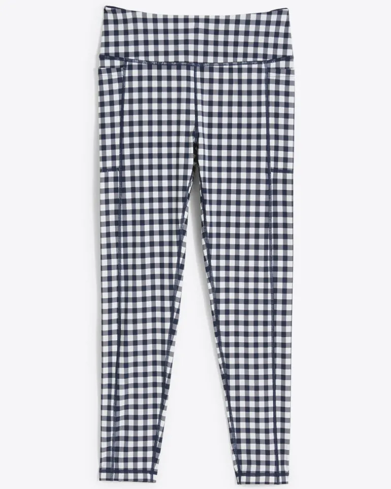 Leggings in Navy Gingham