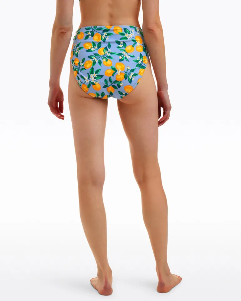 Lemon Blossom High Waist Bottom with Belt