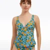 Lemon Blossom Triangle Tankini