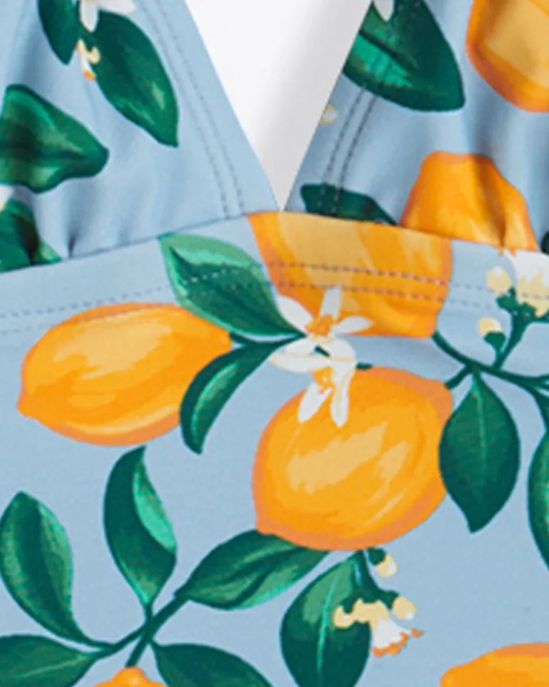 Lemon Blossom Triangle Tankini