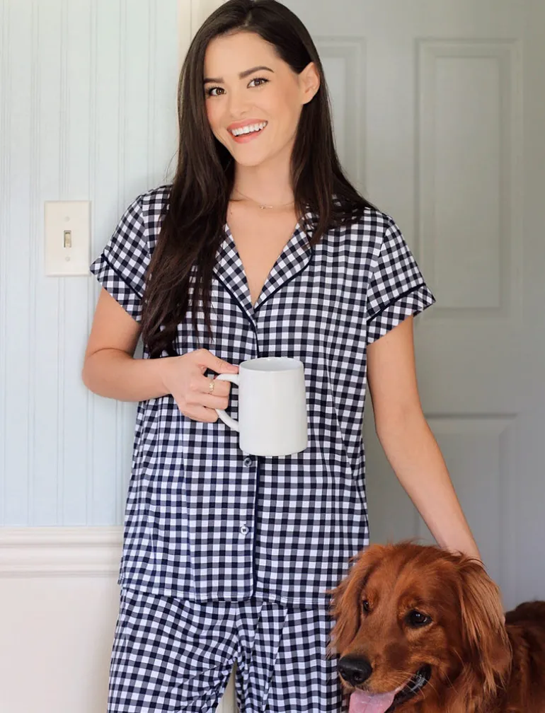 Linda PJ Set in Gingham