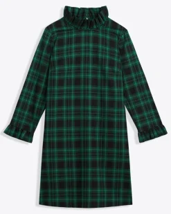 Lindsay Shift Dress in Blackwatch Plaid