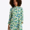 Lindsay Shift Mini Dress in Linen