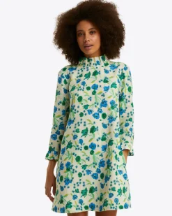 Lindsay Shift Mini Dress in Linen