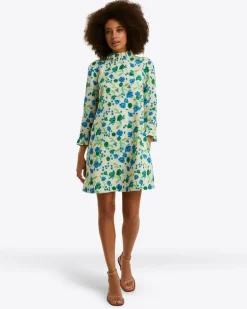 Lindsay Shift Mini Dress in Linen