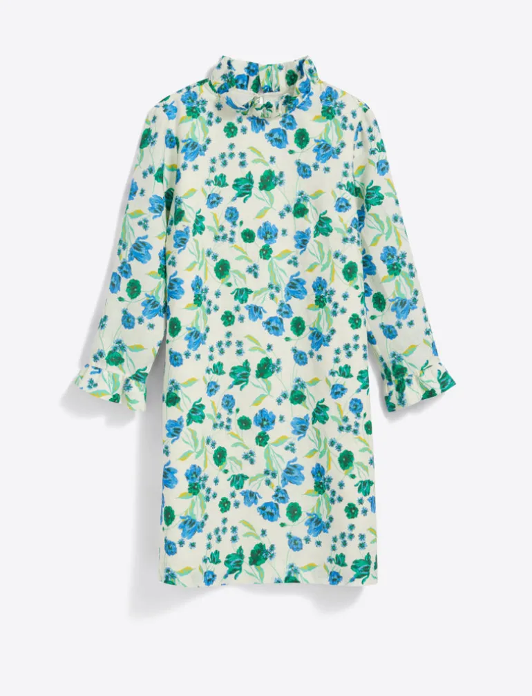 Lindsay Shift Mini Dress in Linen