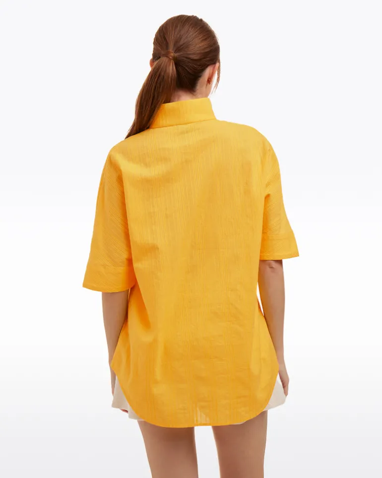 Logan Top in Cotton Dobby
