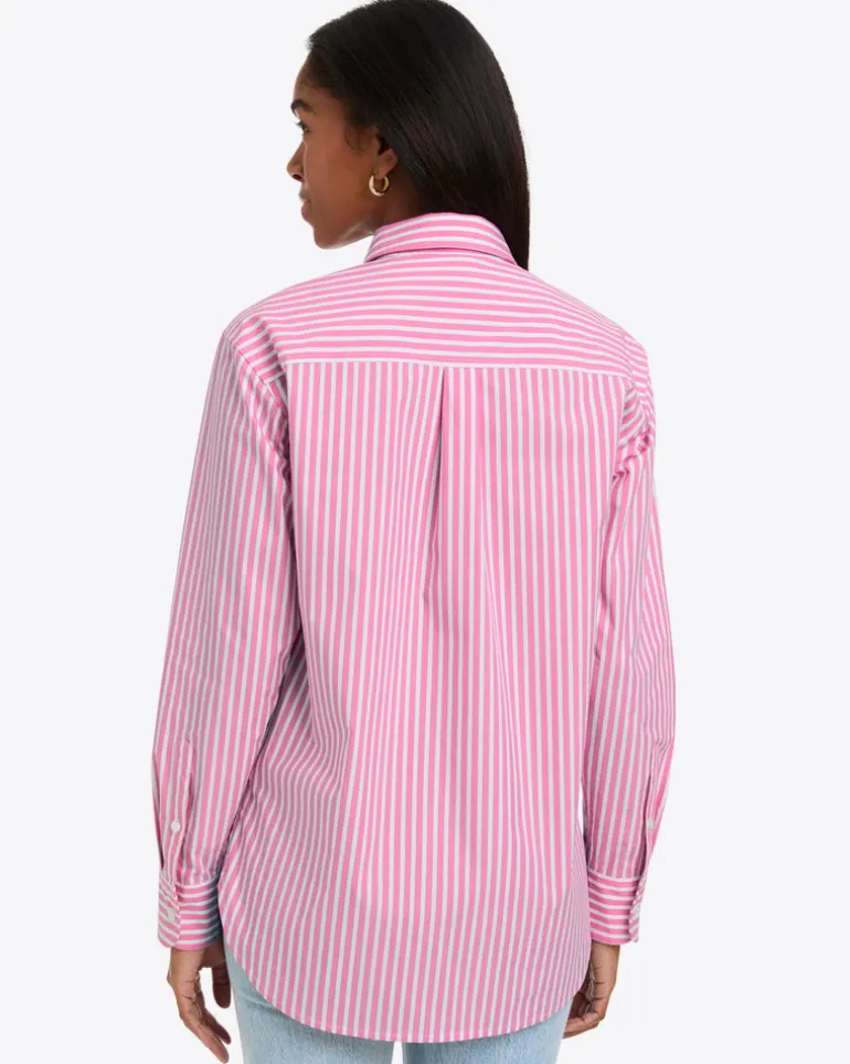 Lynn Long Sleeve Top in Crisp Cotton