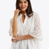 Maya Top in Eyelet