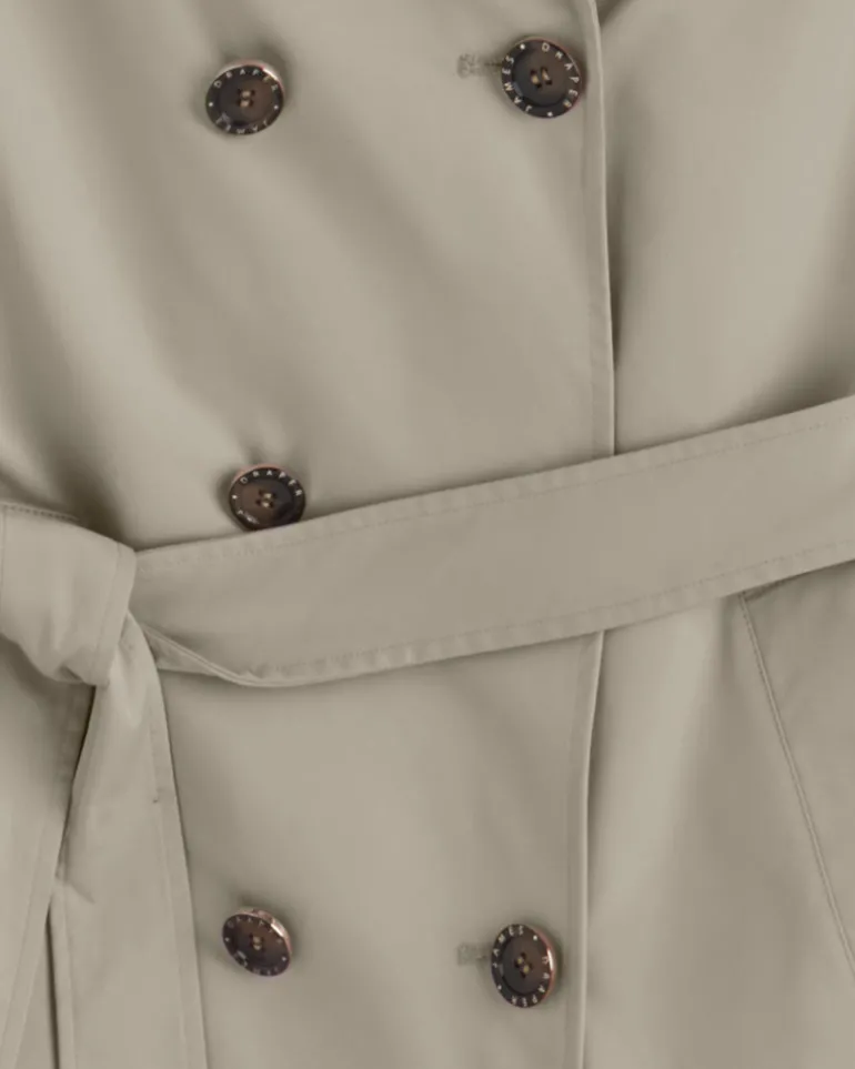 Meghan Trench Coat in Spring Sage
