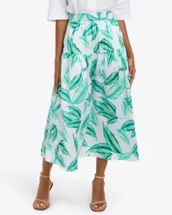 Midi Skirt in Hammered Satin