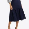 Midi Skirt in Linen