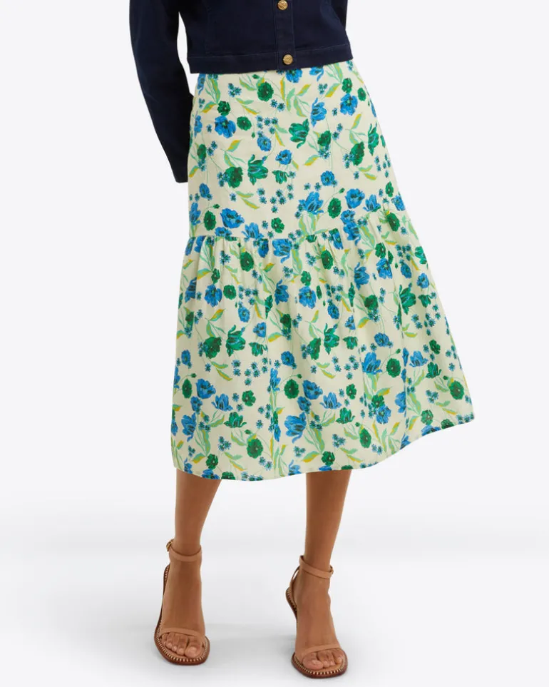 Midi Skirt in Linen