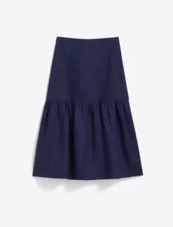Midi Skirt in Linen